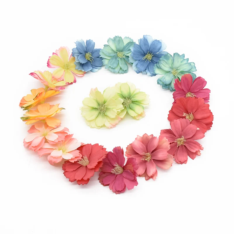 10 шт. рождественские украшения для дома свадебные цветок настенные броши