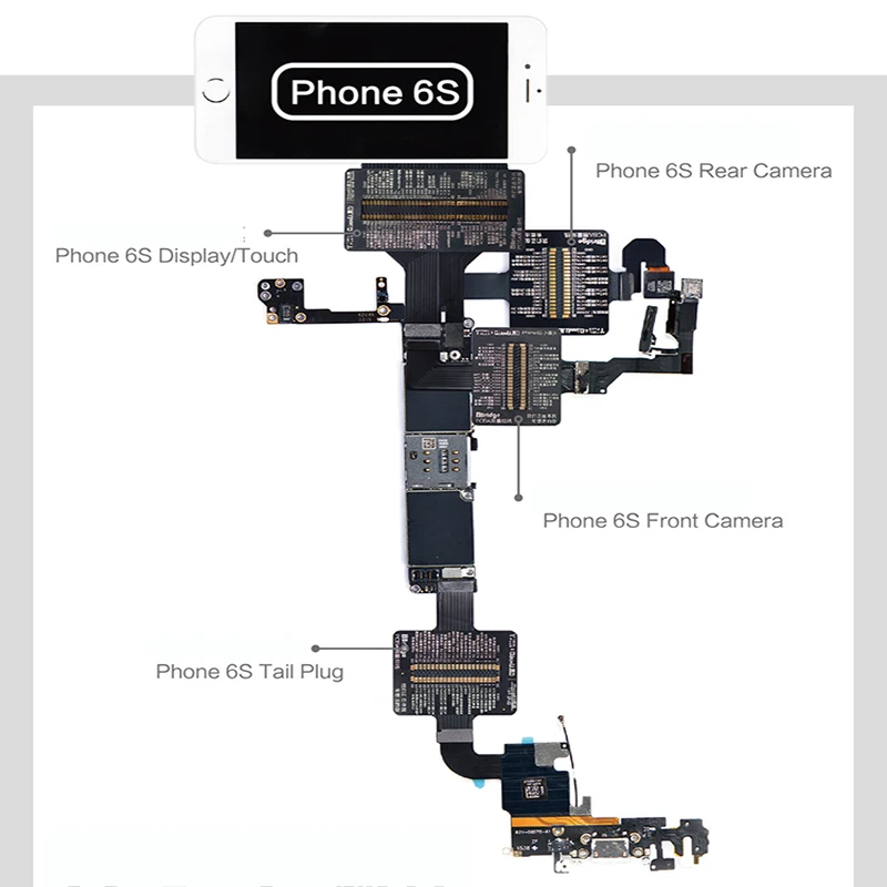Тестовый Кабель QianLi iBridge для iPhonex 6 6P 6S 6SP 7 7P 8 8p дисплей неисправности материнской