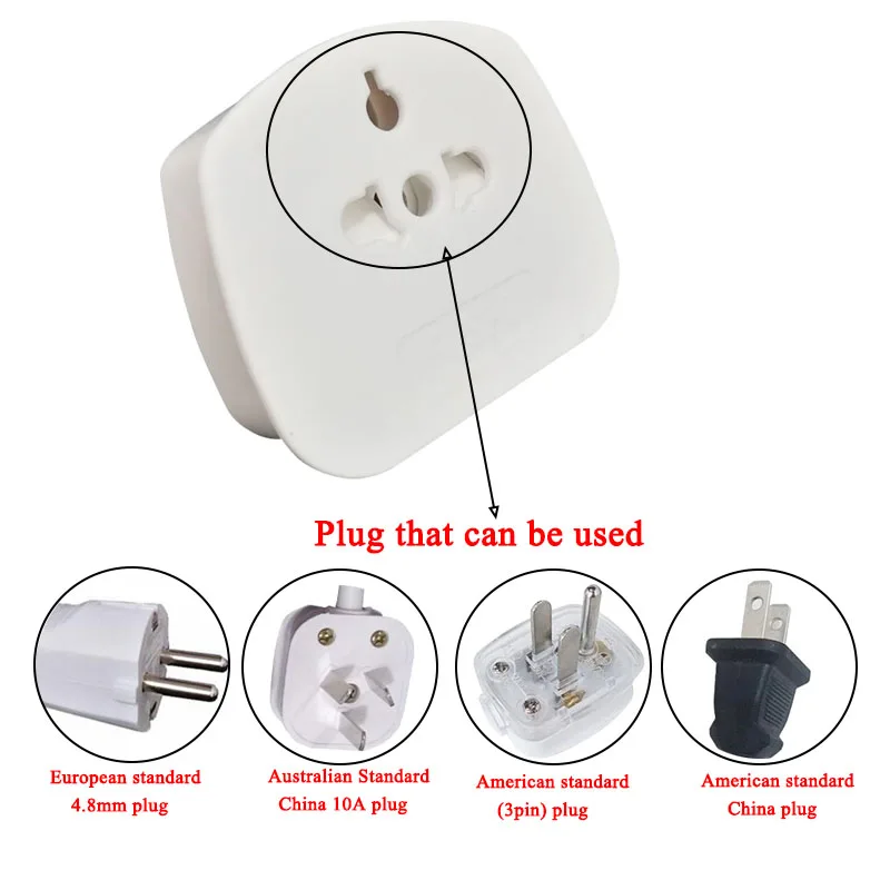 Адаптер US EU to UK портативный дорожный настенный адаптер переходник-розетка