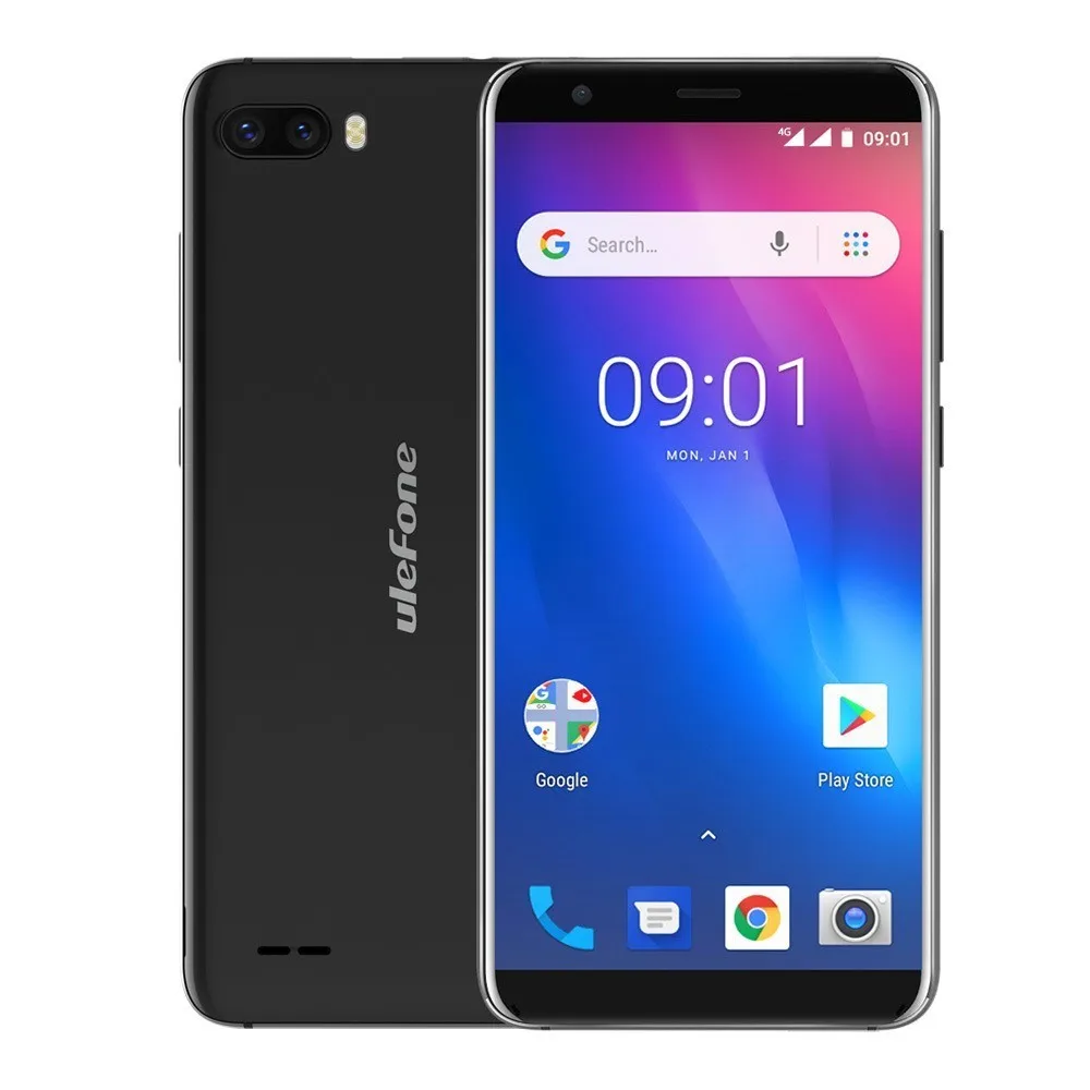 Ulefone S1 Pro смартфон с четырёхъядерным процессором MTK6739 ОЗУ 1 ГБ ПЗУ 16 8 Мп + 2 МП 5 дюйма