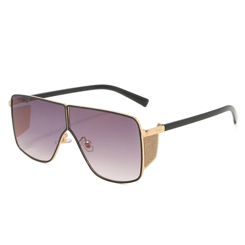 Солнцезащитные очки в стиле панк летние с градиентными линзами океане и море