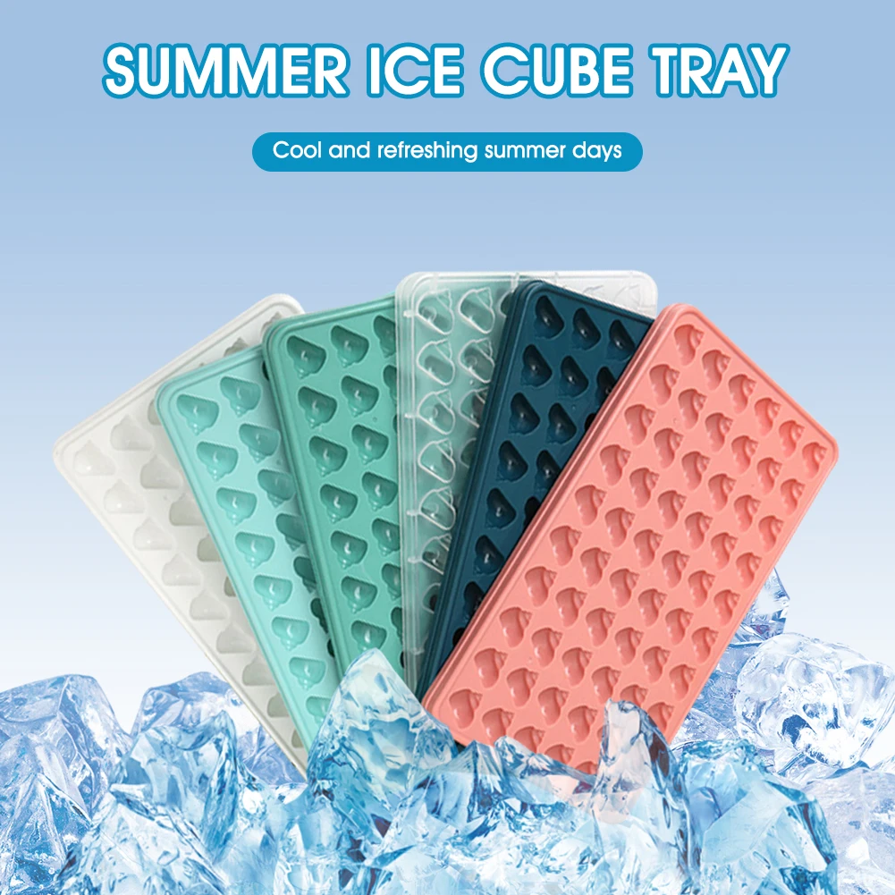 

Plastic Molds Ice Tray 60 Grid 3D Round Ice Molds Home Bar Party Use Round Ball Ice Cube Makers Kitchen DIY Ice Cream Moulds