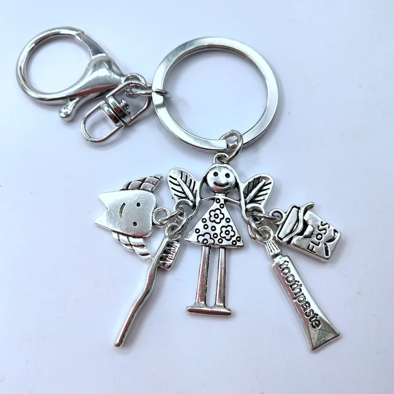 Dentist Gift Tooth Fairy Purse Charm dental surgeon wisdom tooth extraction present fairy unique hygienist birthday | Украшения и