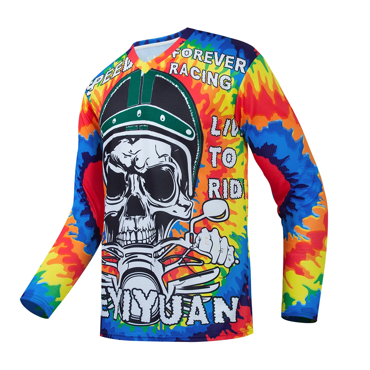 

KEYIYUAN 2022 Men's Mtb T-shirt Jersey DH Enduro Motocross Off Road Mountain Bike Downhill Riding BMX Moto Cross Clothing