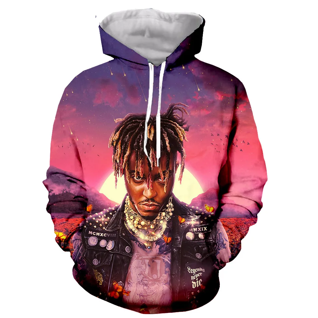 

Juice Wrld Fashion Long Sleeves 3D Print Zipper/Hoodies/Sweatshirts/Jacket/Men/women tops dropshipping