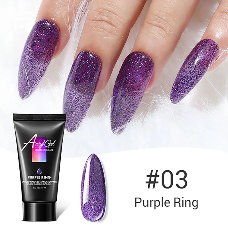 Лак для наращивания Lacheer УФ гель ногтей 12 цветов сделай сам дизайн удлиненный