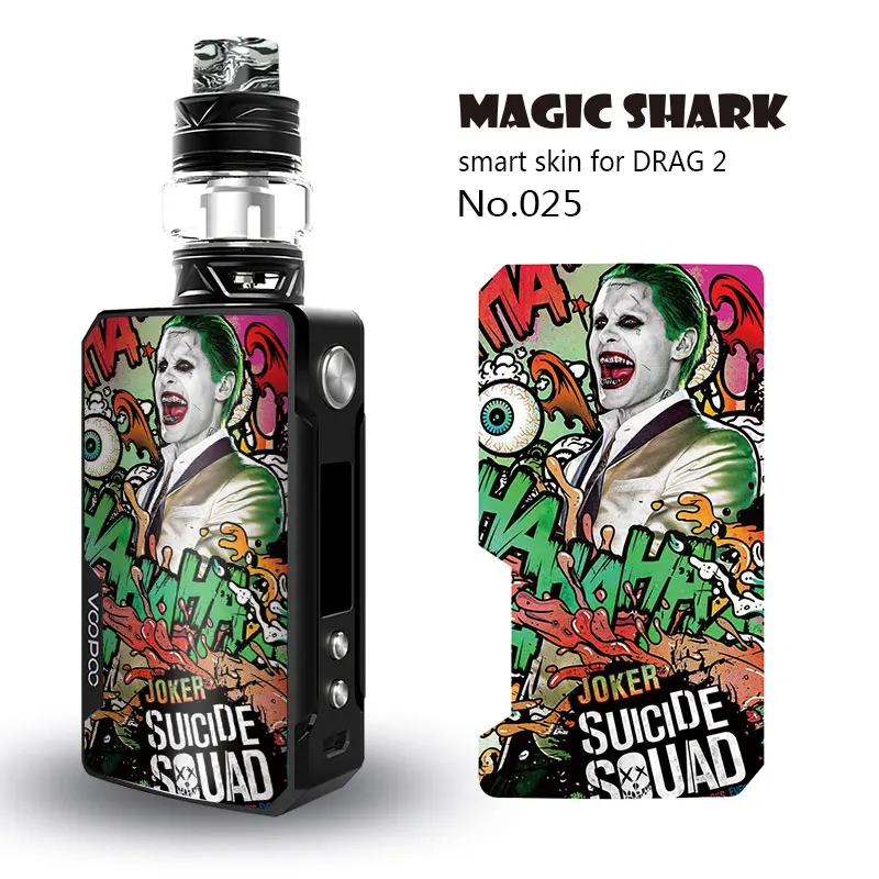 Волшебная Акула цветок картина Кристалл волк ПВХ джокер лист череп граффити