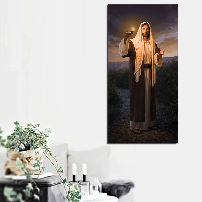 

Jesus God Charity Is Pure Love Christ Canvas Painting Print Living Room Home Decor Modern Wall Art Oil Painting Poster Pictures