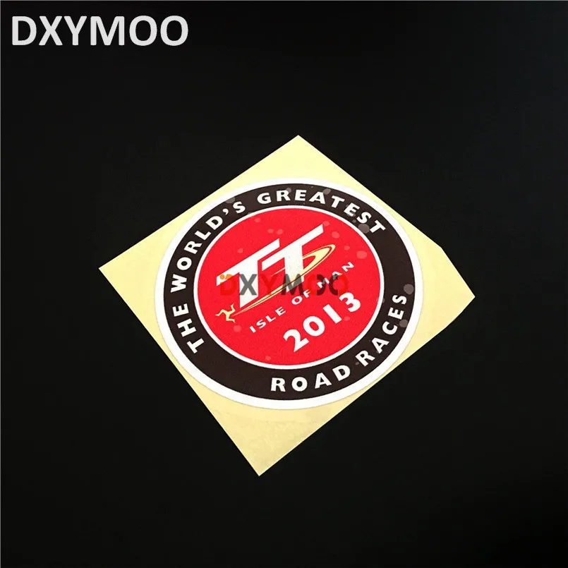 Наклейки для мотогонок автомобильные отражающие наклейки 2013 TT Isle of Man ROAD RACES 9x9cm |