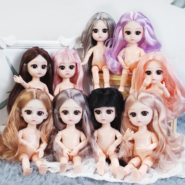 13 подвижных шарнирных кукол 17 см 1/8BJD игрушки BJD Детская кукла голая обнаженная