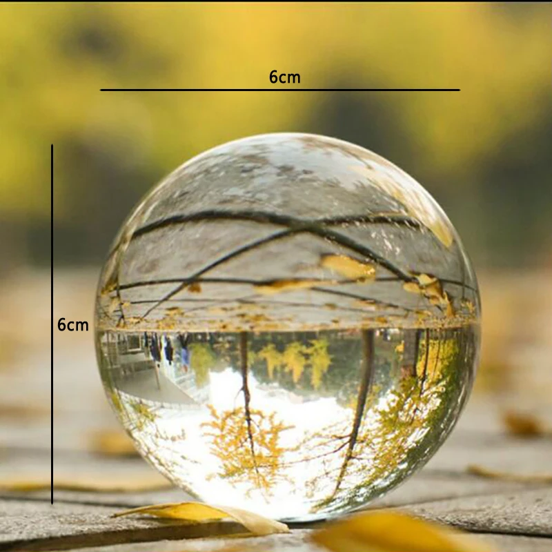 Прозрачный хрустальный шар для фотосъемки стеклянные мраморные Волшебные