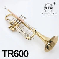 music fancier club bb trumpet tr 600 phosphorus copper music instruments profesional trumpets 600 included case mouthpiece