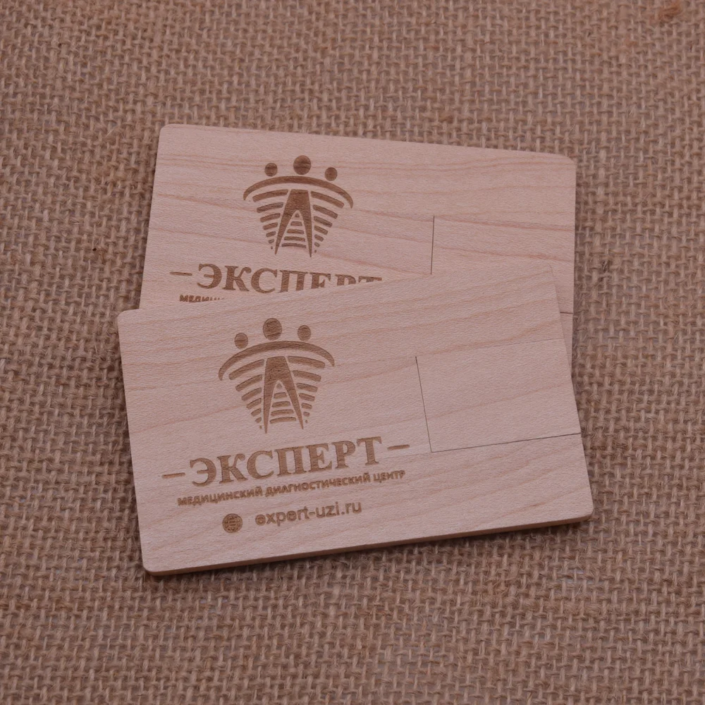 (Более 10 шт. бесплатный логотип) карта кленового дерева USB флеш накопитель памяти 4