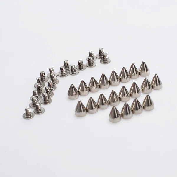 

20 Pieces Cone Spikes Studs for DIY Craft Leathercraft