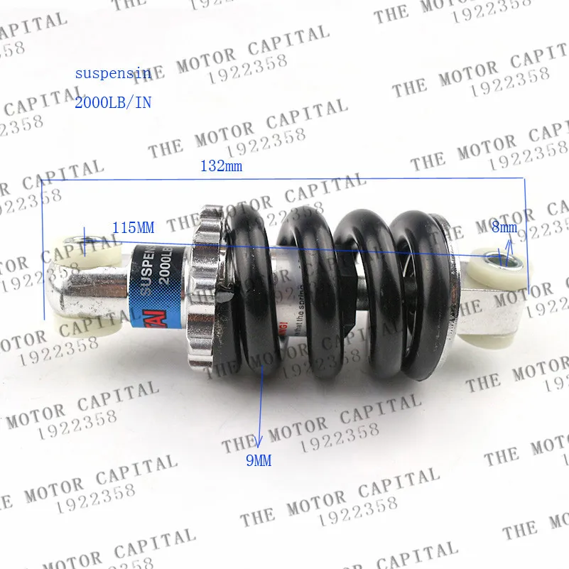 

NEW Bike Parts Bicycle Shock 115mm* 2000LBS Absorber Spring Shock Absorber Bicycle Parts