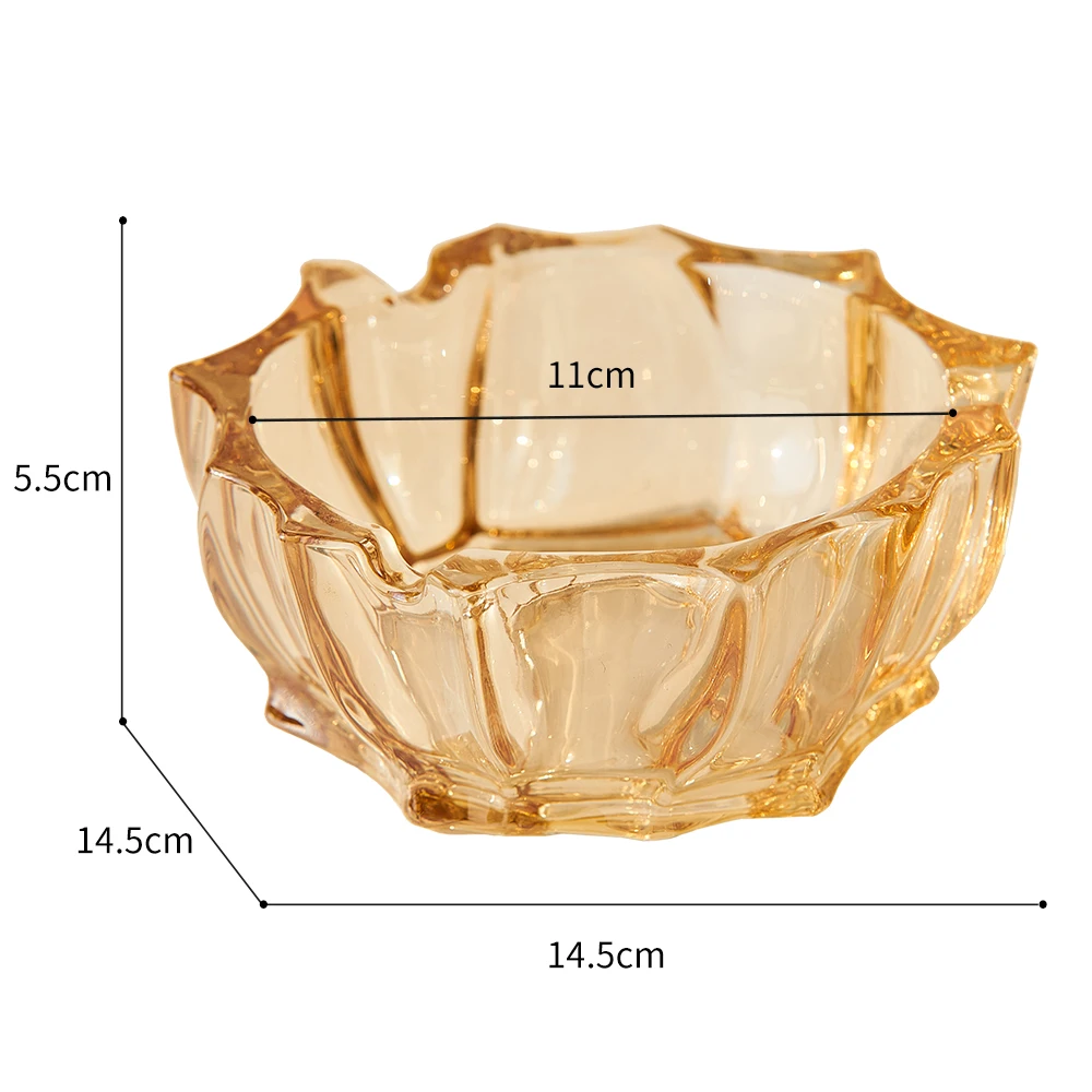 

Creative Diamond Crystal Glass Ashtray Portable Cigar Holder Desk Nordic Style Home Living Room Decor Accessories Birthday Gifts