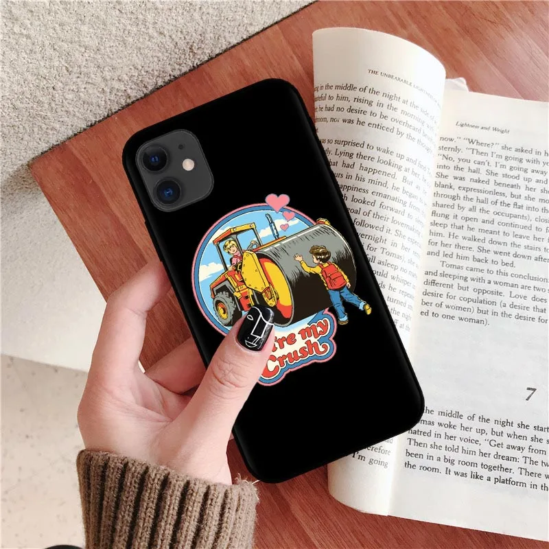 T7930 Funny Halloween Satan Vintage Let's Summon Demons Graphic Black silicone Phone Case For iPhone XR X XS 11 Pro Max 8 7 6 6S Plus - Цвет: T7930