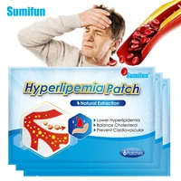 18pcs3bags sumifun lower blood lipids patch for balance hyperlipemia control high blood pressure chinese herbal plaster k06401