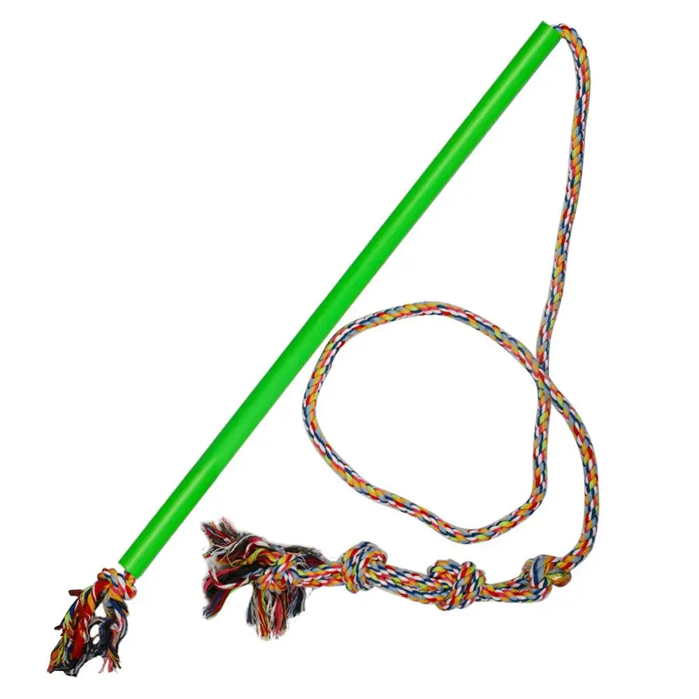 Забавная палочка для собак и щенков уличная Интерактивная веревка упражнений на