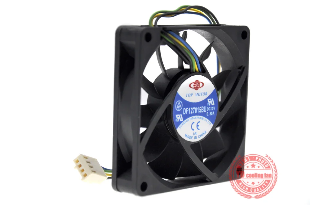 Новый верхний двигатель 7 см 7015 сервер 4 линии двойной шарикоподшипник DF127015BH 12 В