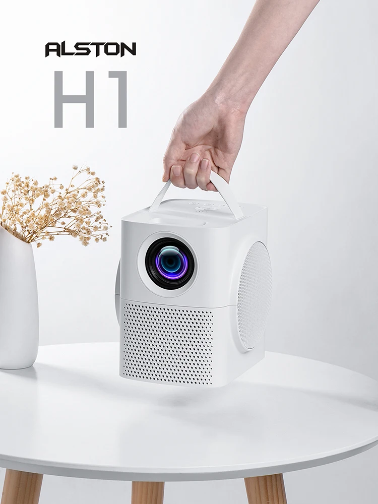 ALSTON H1 HD светодиодный проектор 3000 люмен Bluetooth HDMI совместимый USB 1080p Портативный