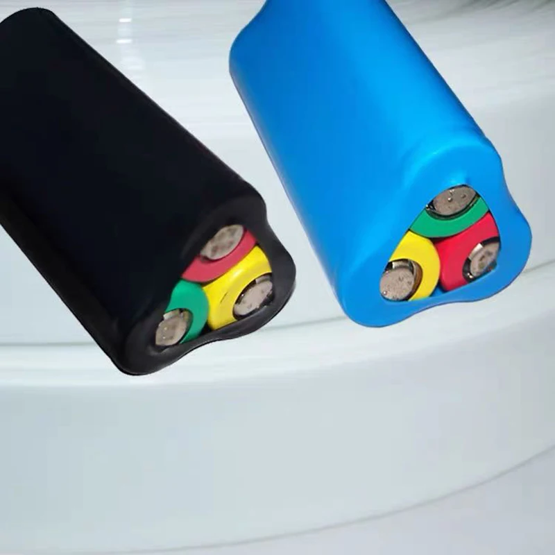 1 кг ПВХ термоусадочная трубка черная усадочная кабельная втулка для 18650 литиевых