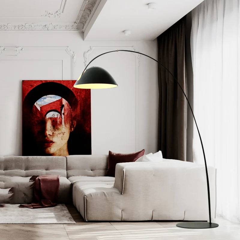 Напольный светильник для скандинавского рыболовного удилища современный