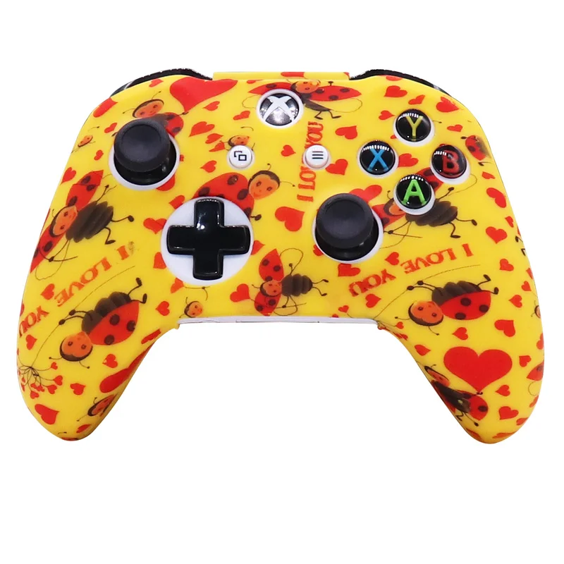 Silicone Gamepad Protective Case Skin For XBox One Slim Controller Controle Cover Joystick XBOXONES Video Games Accessories | Электроника