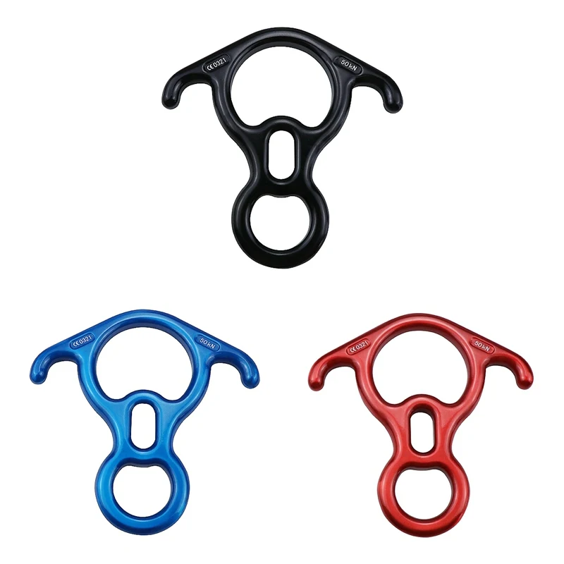

Hot sell 8-Shaped Aluminum Alloy Climbing And Descending Device With Curved Ear Type Downhill Device 50kN Climbing Tool NEW
