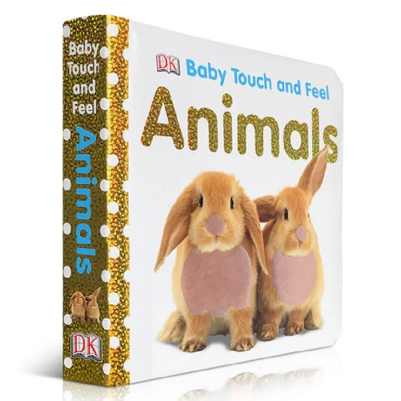 

2021New Baby Touch and Feel Animals Board Book English Picture Story Books to Help Your Child Grow as a Reader baby Comic Livros