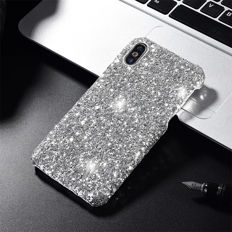Чехол для телефона с блестками iPhone XS Max 7 8 6 s Plus X XR|Бамперы| |