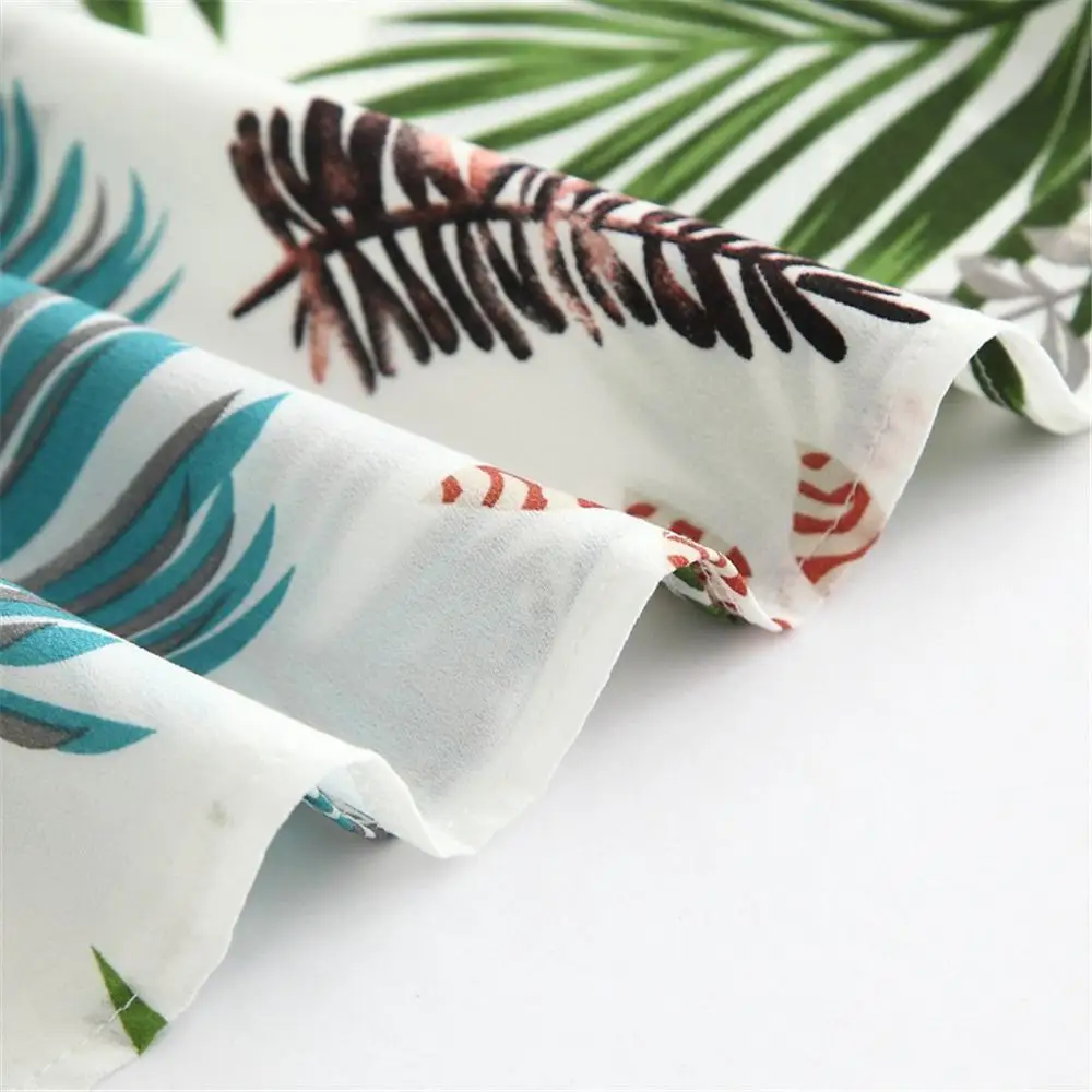 2021 летняя футболка для девочек топ в богемном стиле Цветочный принт с летучей