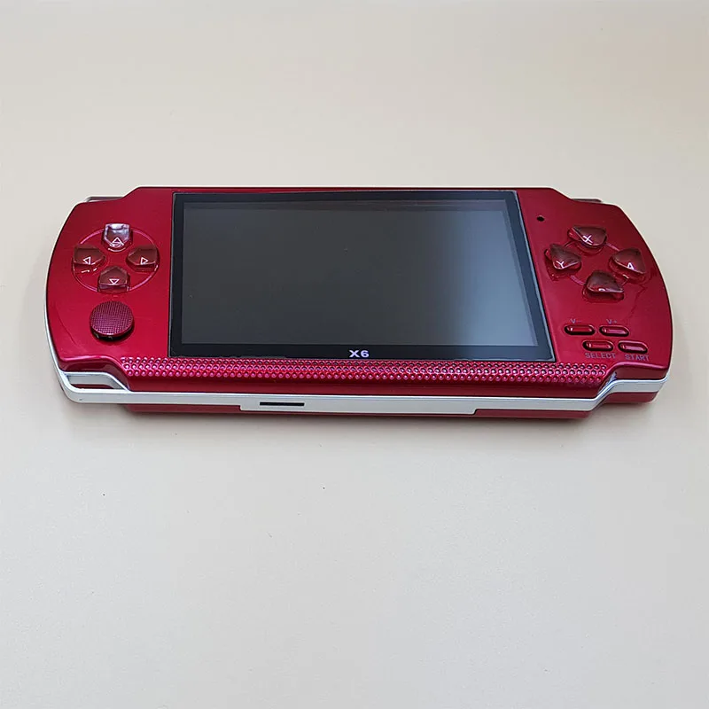 Red Новая портативная игровая консоль 4,3 дюймов встроенная 8 ГБ 10000 ретро-игры для psp/MP4 видео/MP5/камера/Электронная книга портативная игровая консоль - Цвет: Red