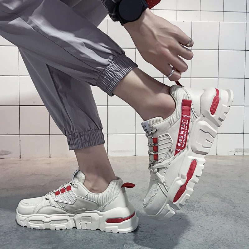 

Brand Krasovki Men Casual Shoes Breathable Spring Sneakers Footwears Fashion Zapatillas Men Sport Trainers Shoes Dropping 39-44