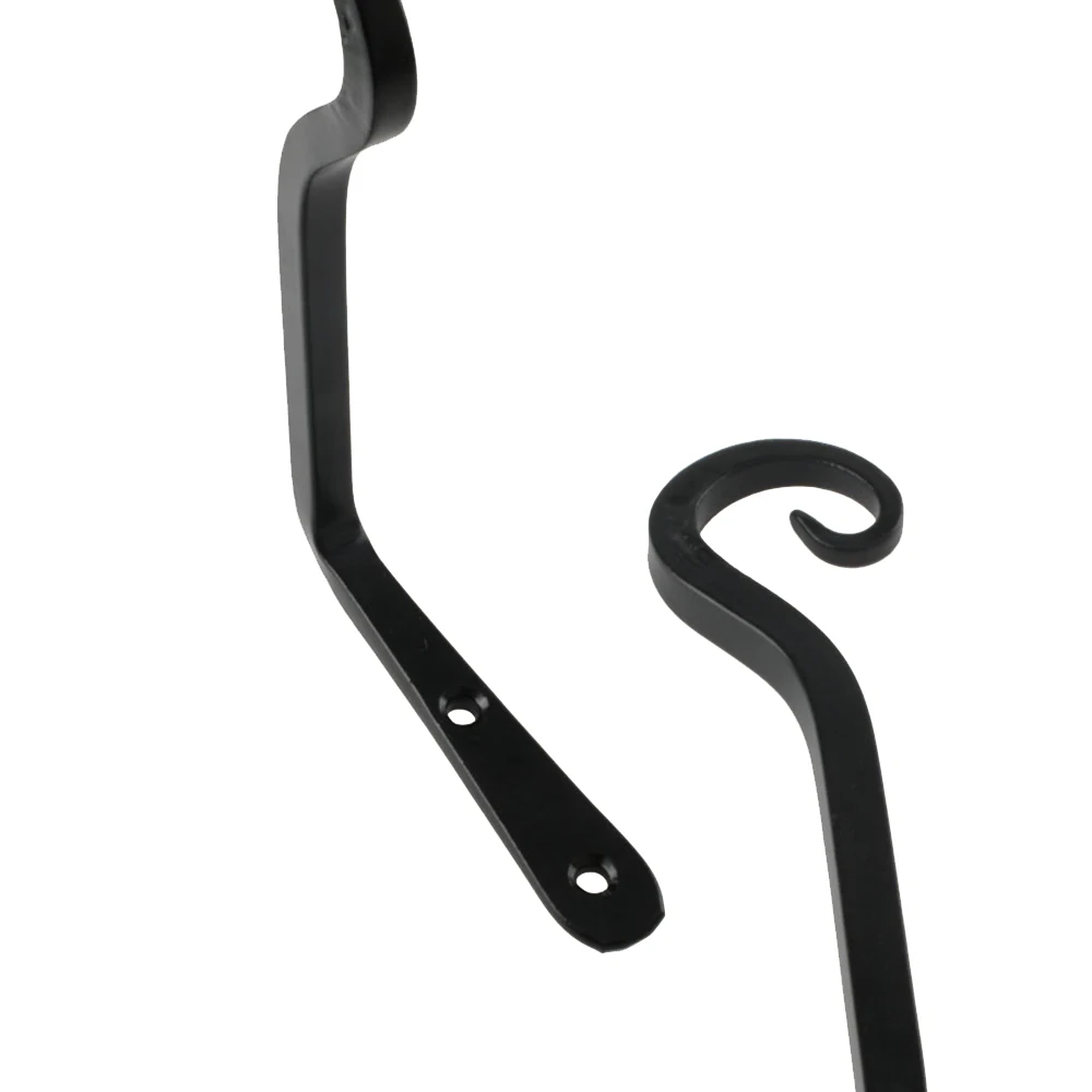 1 шт. черный крючок настенный Железный S Форма Горшки подвесной держатель фонаря
