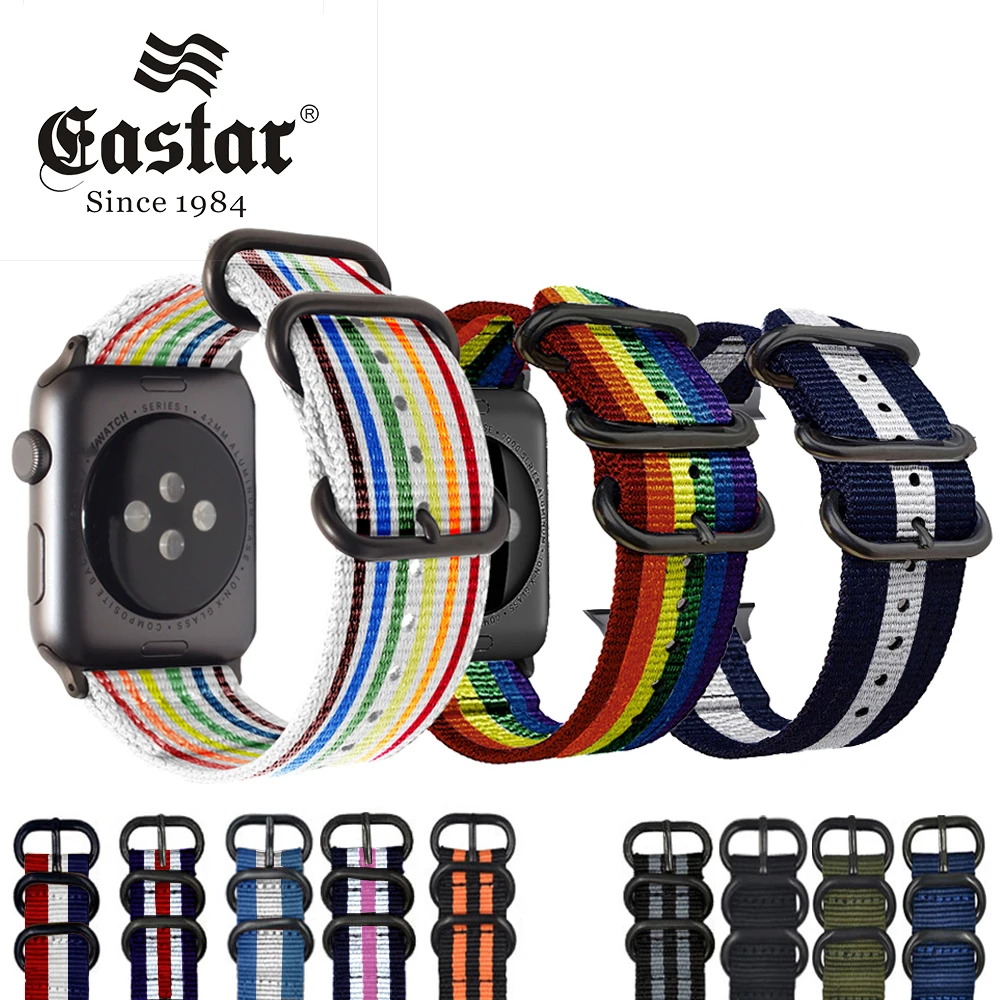 Хит продаж нейлоновый ремешок для часов Apple Watch Series 5/4/3/2/1 спортивный iwatch браслет 42