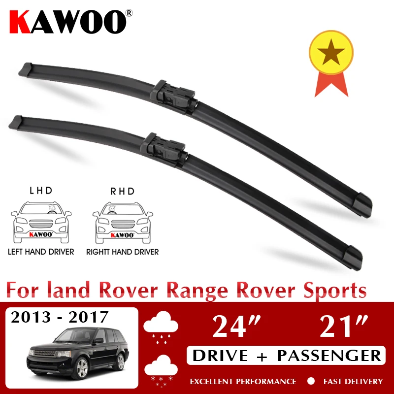 

Car Wiper Blades For land Rover Range Rover Sports 2013-2017 Windshield Windscreen Front Window Accessories 24"+21" LHD RHD