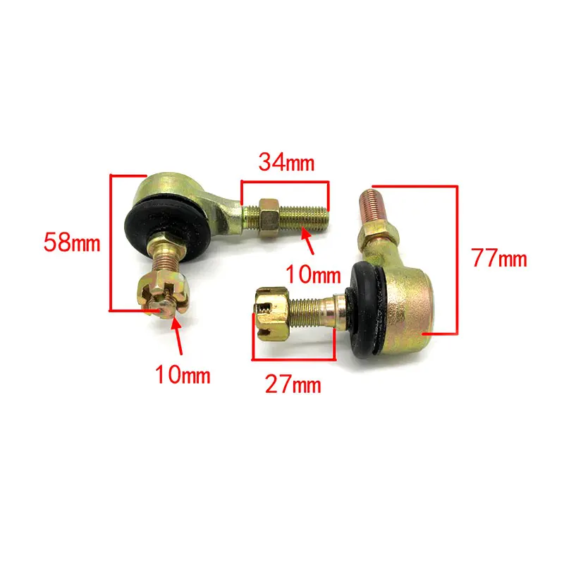 1 пара M10 мотоцикл квадроцикл модифицированный выдвижной ручкой для покупок