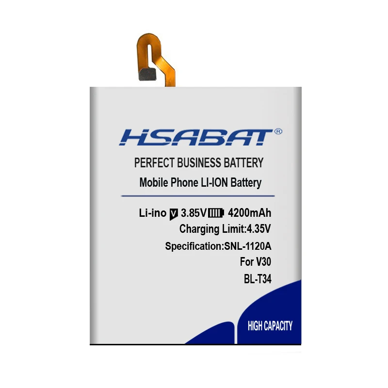 HSABAT 4200 мА/ч, BL-T34 Батарея для LG Sprint V30+ LS998 V30