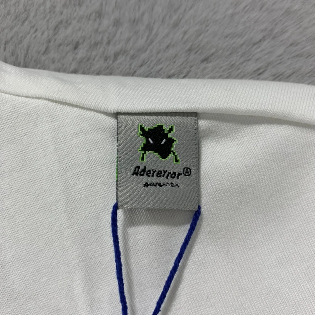 

ADER ERROR Multicolour Logo T-shirt 2021 Men Women High Quality ADER Mesh Embroidered Letters Adererror Tee Back Stitching Tops