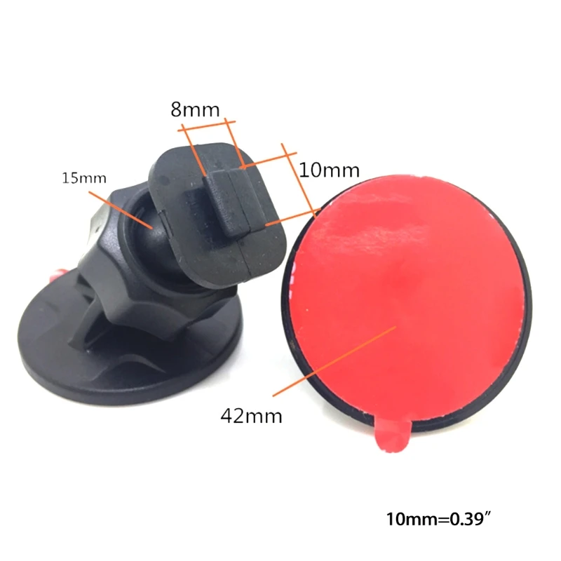 Adjustable Ball Head T-shaped Driving Recorder Bracket Base ABS Mount Black Stands Drop shipping | Мобильные телефоны и