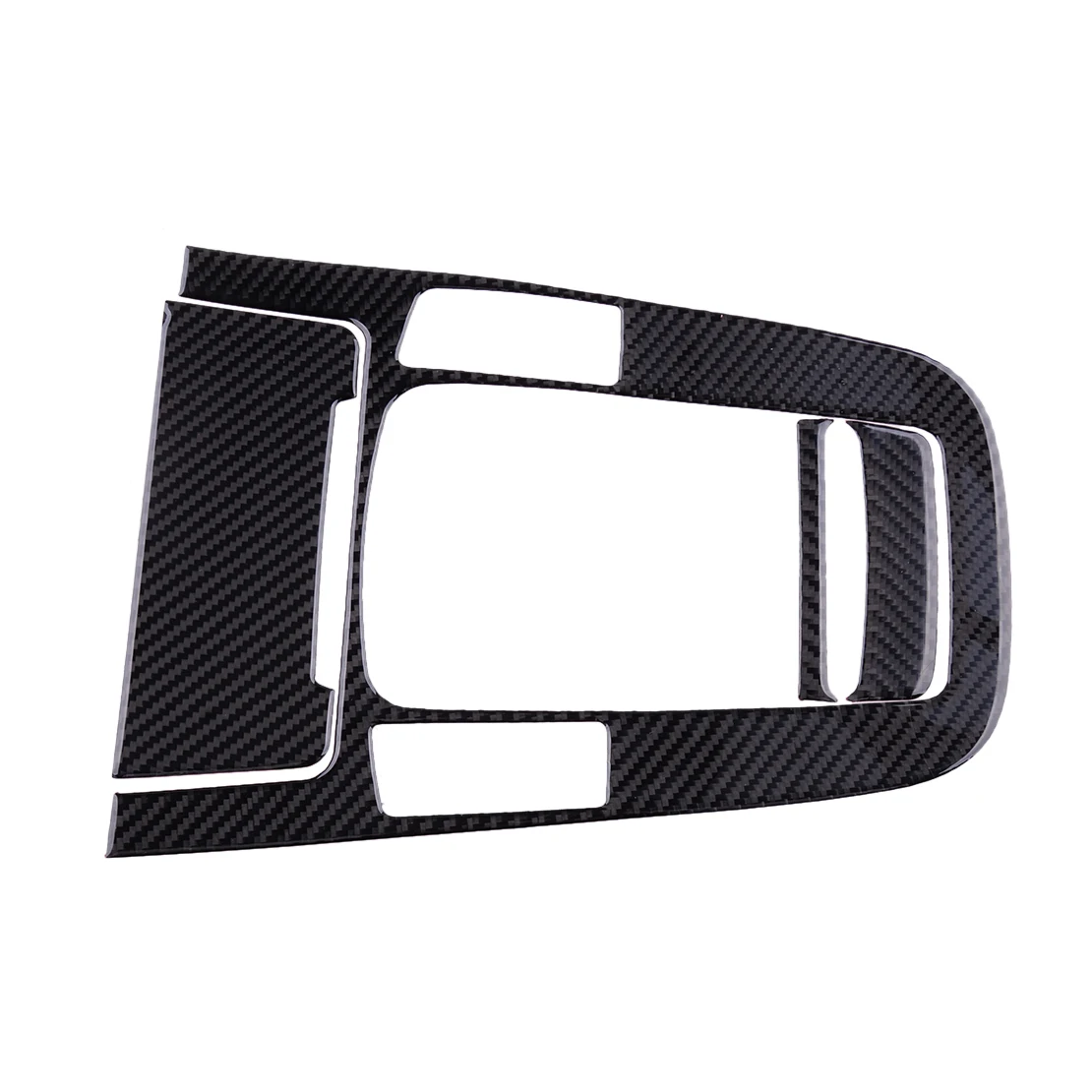 

Car Carbon Fiber Black Center Console Gear Shift Panel Cover Trim Fit for Audi A4 A5