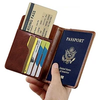 travel accessories passport holder cover vintage pu leather women men rfid business credit wallet storage case organizer card