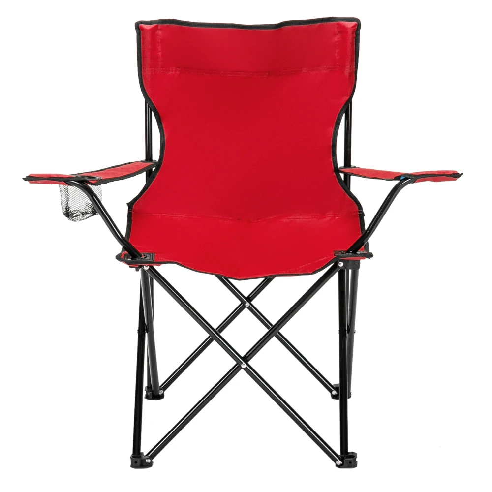 Silla roja para exteriores, asiento peque&ntilde;o de 80x50x50-0