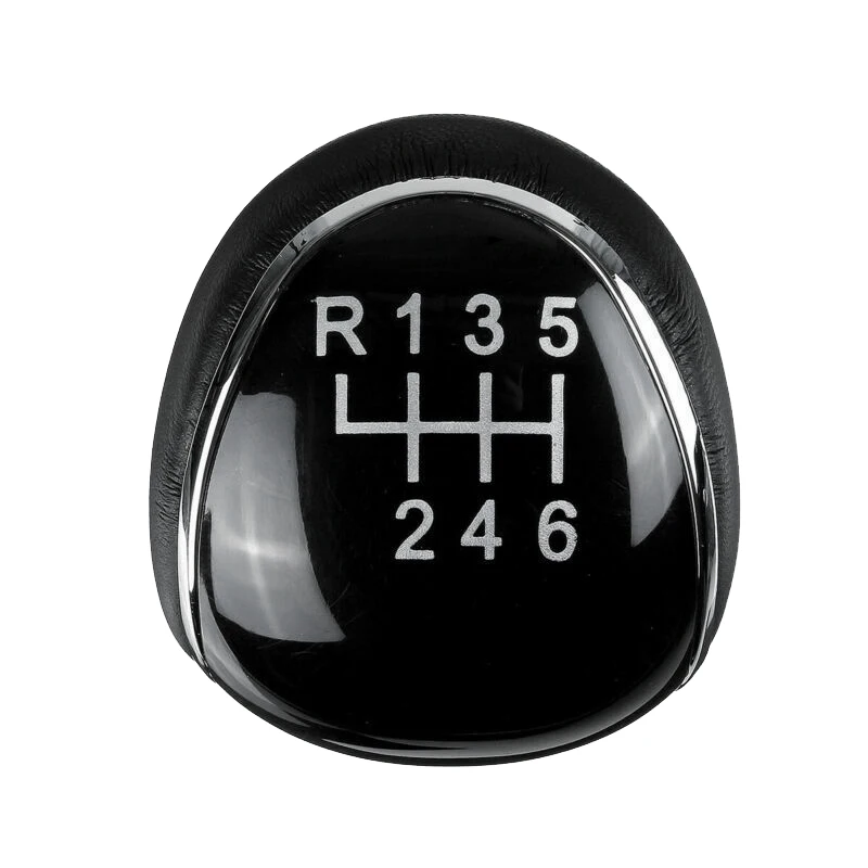 

6 Speed Car PU Leather Gear Shift Knob Shift Lever for Ford Mondeo IV S-MAX C-MAX Transit Focus MK3 MK4 Kuga
