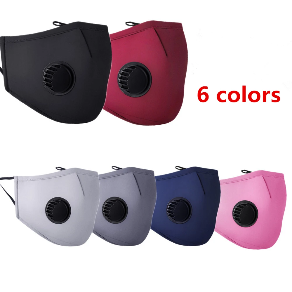 

Breath Valves Anti-dust Mouth Mask Cotton PM2.5 Adjustable Reusable Men And Women Face Mask Filter Respirator Mask Mascarillas