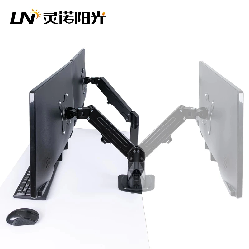 Двойная подставка для монитора LN ЖК-экранов ПК диагональю 13-27 Светодиодный