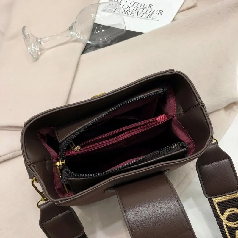 

Stone Pattern Fashion Women's Messenger Bag Brand Designer Shoulder Bags High Quality PU Leather Handbag Female Crossbody Bag