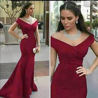 2019 off shoulder mermaid long bridesmaid dresses royal blue backless maid of honor cheap wedding guest party gowns plus size