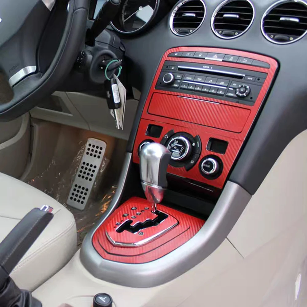 Для Peugeot 408 2010 2013 интерьерная Центральная панель управления дверная ручка 3D/5D